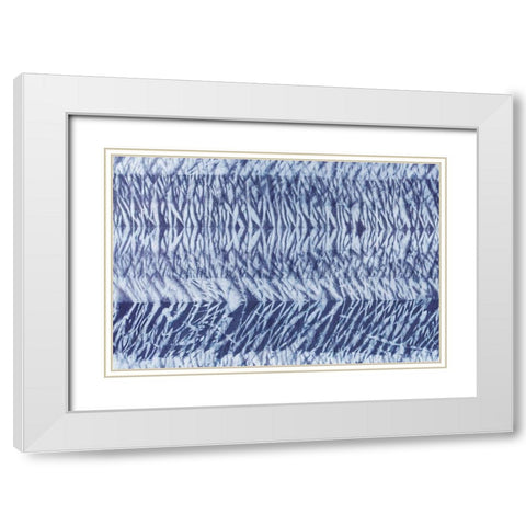 Shiboriscapes V White Modern Wood Framed Art Print with Double Matting by Urban, Mary