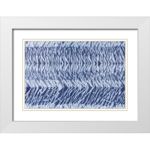 Shiboriscapes V White Modern Wood Framed Art Print with Double Matting by Urban, Mary