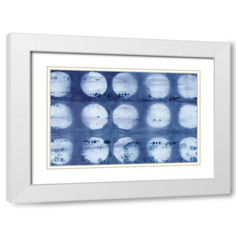 Shiboriscapes VI White Modern Wood Framed Art Print with Double Matting by Urban, Mary