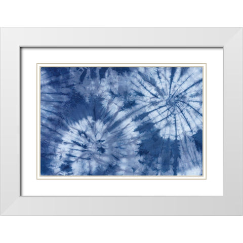 Shiboriscapes VII White Modern Wood Framed Art Print with Double Matting by Urban, Mary