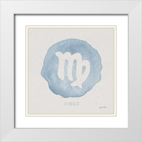 Mystic Zodiac VI White Modern Wood Framed Art Print with Double Matting by Zaman, Farida