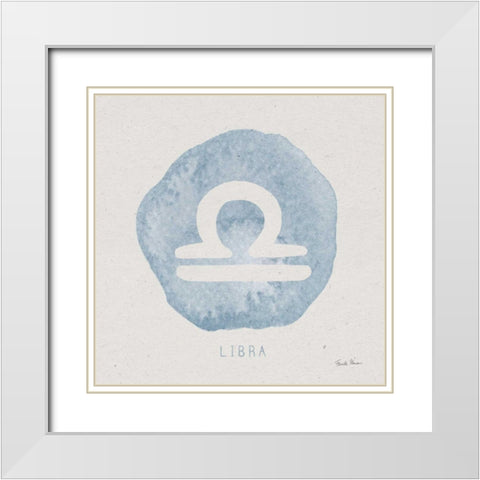 Mystic Zodiac VII White Modern Wood Framed Art Print with Double Matting by Zaman, Farida