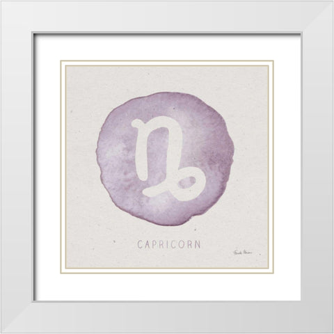 Mystic Zodiac X White Modern Wood Framed Art Print with Double Matting by Zaman, Farida