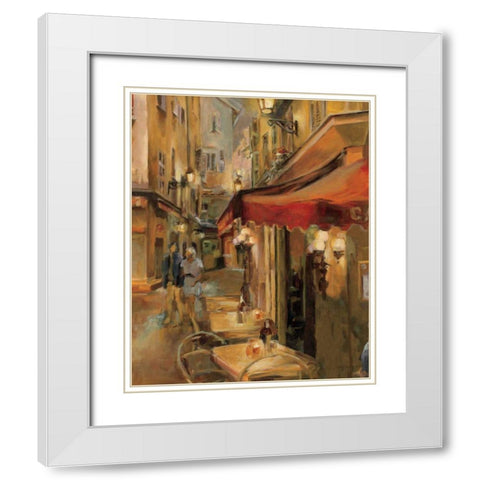 After the Show White Modern Wood Framed Art Print with Double Matting by Hageman, Marilyn