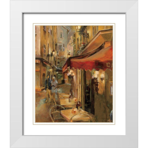 After the Show White Modern Wood Framed Art Print with Double Matting by Hageman, Marilyn