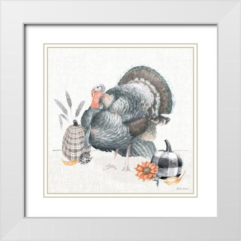 Harvest Classics IX White Modern Wood Framed Art Print with Double Matting by Grove, Beth