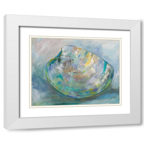 Beach Comber I White Modern Wood Framed Art Print with Double Matting by Vertentes, Jeanette