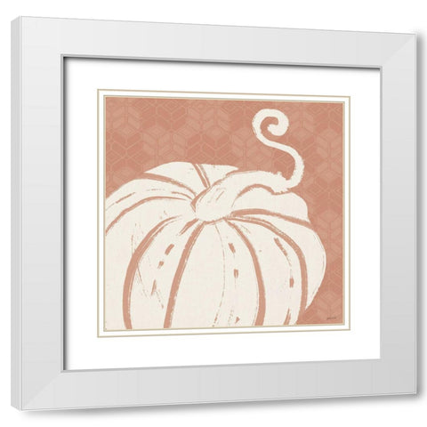 Autumn Tones VI White Modern Wood Framed Art Print with Double Matting by Tavoletti, Anne