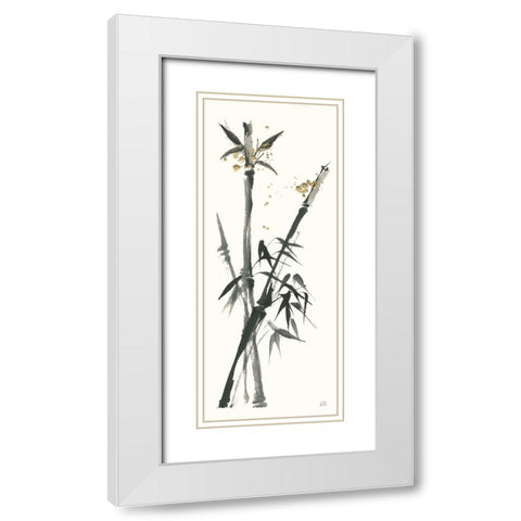 Longevity II White Modern Wood Framed Art Print with Double Matting by Paschke, Chris