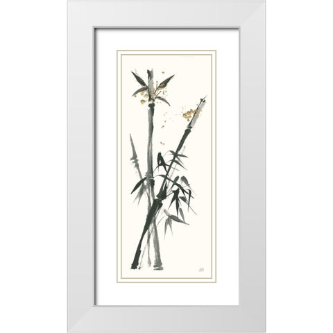 Longevity II White Modern Wood Framed Art Print with Double Matting by Paschke, Chris