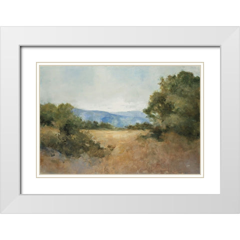 August Fields White Modern Wood Framed Art Print with Double Matting by Purinton, Julia