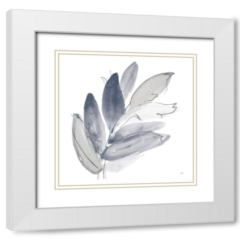 From the Forest I Cool White Modern Wood Framed Art Print with Double Matting by Paschke, Chris