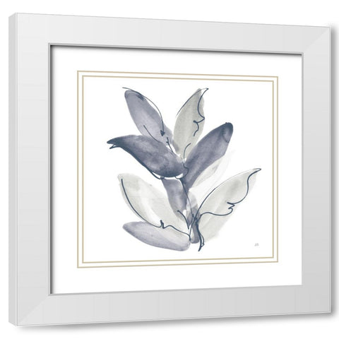 From the Forest II Cool White Modern Wood Framed Art Print with Double Matting by Paschke, Chris