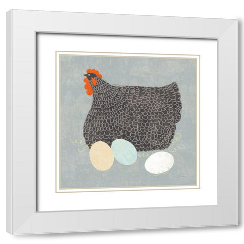 Fresh Eggs II No Words White Modern Wood Framed Art Print with Double Matting by Schlabach, Sue