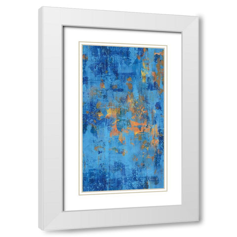 Exotic Elegance Pattern VI Crop White Modern Wood Framed Art Print with Double Matting by Nai, Danhui