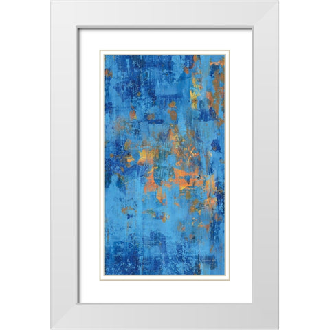 Exotic Elegance Pattern VI Crop White Modern Wood Framed Art Print with Double Matting by Nai, Danhui