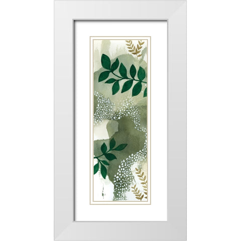 Woodland Walk VIII White Modern Wood Framed Art Print with Double Matting by Horn, Laura