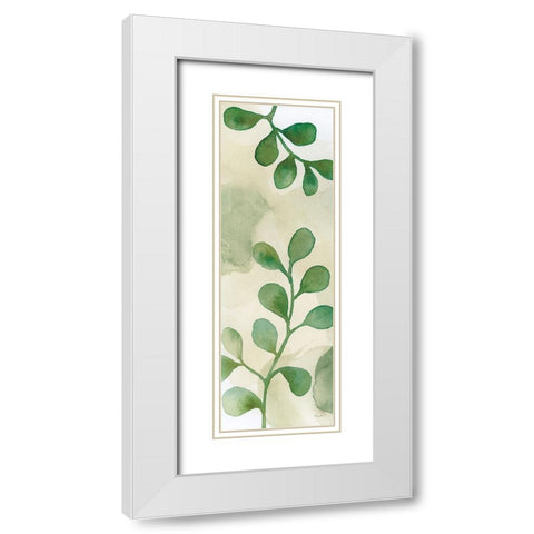 Woodland Walk IX White Modern Wood Framed Art Print with Double Matting by Horn, Laura