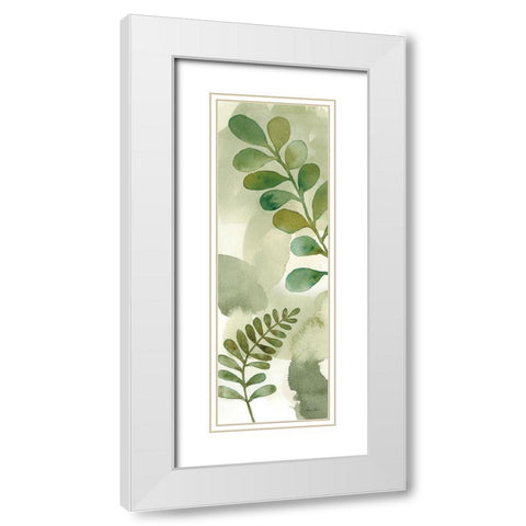 Woodland Walk X White Modern Wood Framed Art Print with Double Matting by Horn, Laura