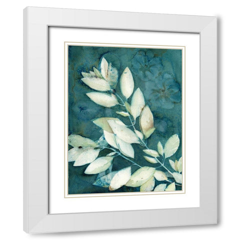 Shower of Gold VI White Modern Wood Framed Art Print with Double Matting by Ferguson, Kathy