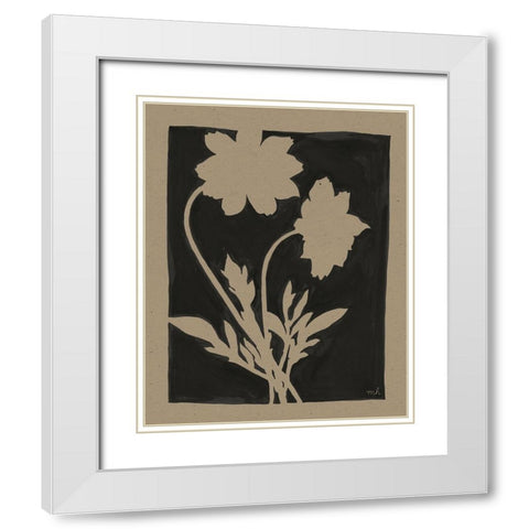 Joyful Spring I Travertine White Modern Wood Framed Art Print with Double Matting by Hershey, Moira