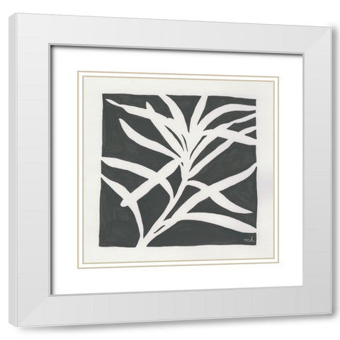 Growing Gray White Modern Wood Framed Art Print with Double Matting by Hershey, Moira