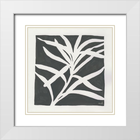 Growing Gray White Modern Wood Framed Art Print with Double Matting by Hershey, Moira