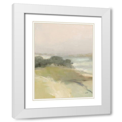 Dream Valley I Light Crop I White Modern Wood Framed Art Print with Double Matting by Purinton, Julia