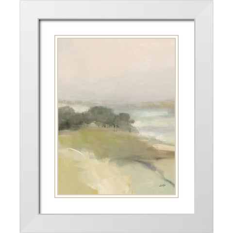 Dream Valley I Light Crop I White Modern Wood Framed Art Print with Double Matting by Purinton, Julia