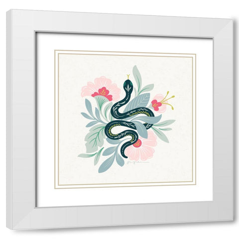 Lush Life III White Modern Wood Framed Art Print with Double Matting by Graham, Gia