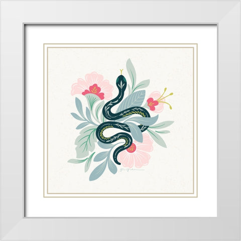 Lush Life III White Modern Wood Framed Art Print with Double Matting by Graham, Gia
