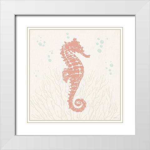 Seaside Style II White Modern Wood Framed Art Print with Double Matting by Tavoletti, Anne