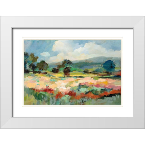 Before the Summer Rain White Modern Wood Framed Art Print with Double Matting by Vassileva, Silvia