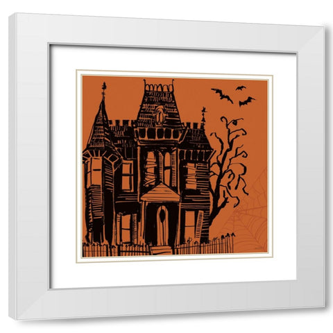 Haunted IV White Modern Wood Framed Art Print with Double Matting by Tavoletti, Anne