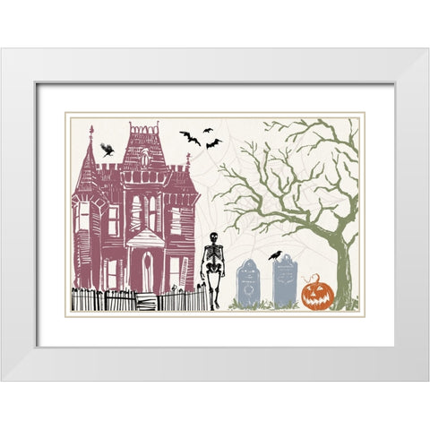 Haunted I Color White Modern Wood Framed Art Print with Double Matting by Tavoletti, Anne