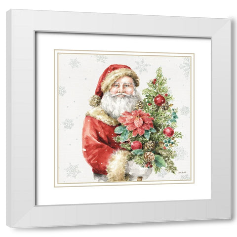 Our Christmas Story XIV White Modern Wood Framed Art Print with Double Matting by Audit, Lisa