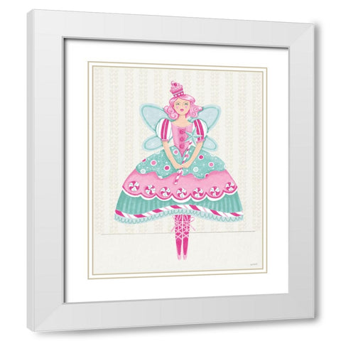 Sugar Plum Dreams I White Modern Wood Framed Art Print with Double Matting by Tavoletti, Anne
