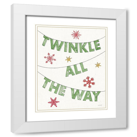 Signs of the Season VII White Modern Wood Framed Art Print with Double Matting by Tavoletti, Anne