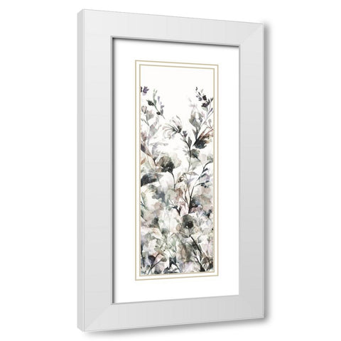 Transparent Garden II Panel I Neutral White Modern Wood Framed Art Print with Double Matting by Wild Apple Portfolio