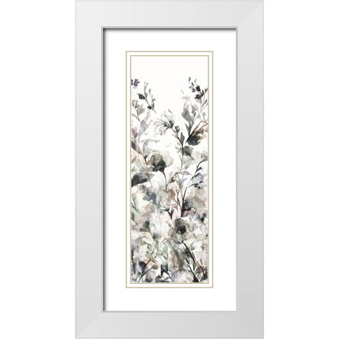 Transparent Garden II Panel I Neutral White Modern Wood Framed Art Print with Double Matting by Wild Apple Portfolio