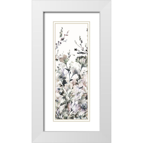 Transparent Garden II Panel II Neutral White Modern Wood Framed Art Print with Double Matting by Wild Apple Portfolio
