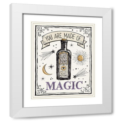 Mystic Moon III White Modern Wood Framed Art Print with Double Matting by Tavoletti, Anne