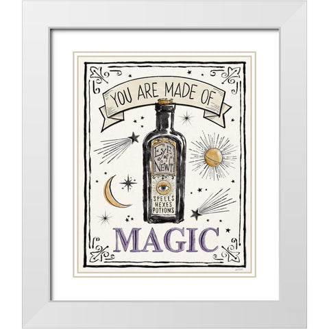 Mystic Moon III White Modern Wood Framed Art Print with Double Matting by Tavoletti, Anne