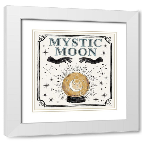 Mystic Moon IV White Modern Wood Framed Art Print with Double Matting by Tavoletti, Anne