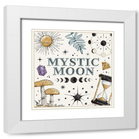 Mystic Moon VIII White Modern Wood Framed Art Print with Double Matting by Tavoletti, Anne