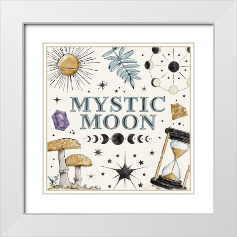 Mystic Moon VIII White Modern Wood Framed Art Print with Double Matting by Tavoletti, Anne
