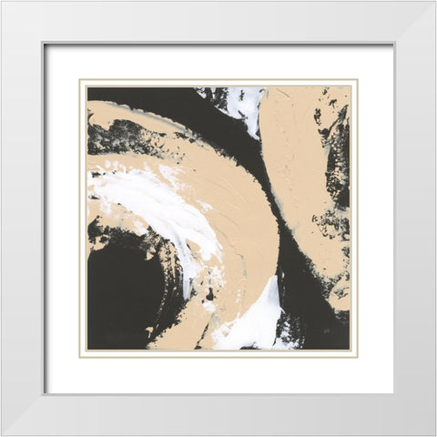 Crosby II White Modern Wood Framed Art Print with Double Matting by Paschke, Chris