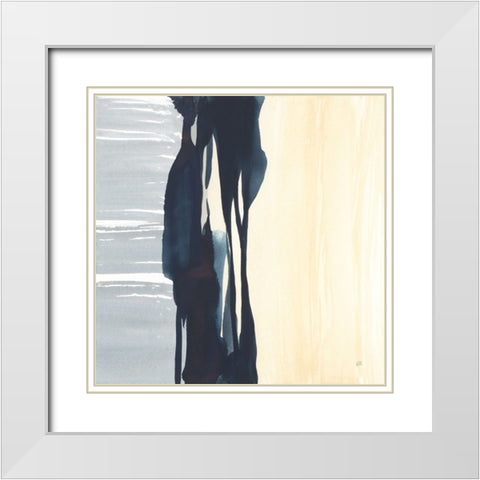 Musings II White Modern Wood Framed Art Print with Double Matting by Paschke, Chris