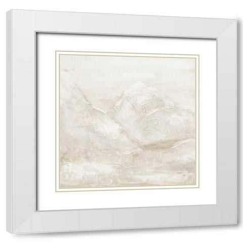 Honeybloom II White Modern Wood Framed Art Print with Double Matting by Paschke, Chris