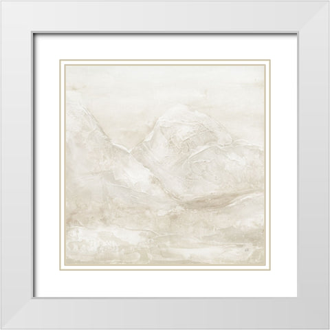 Honeybloom II White Modern Wood Framed Art Print with Double Matting by Paschke, Chris
